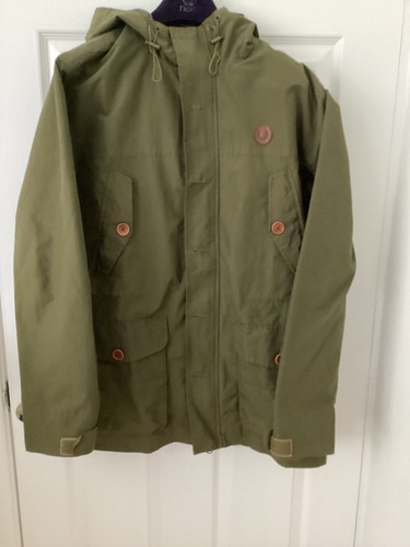Fred perry green medium lined - fred,