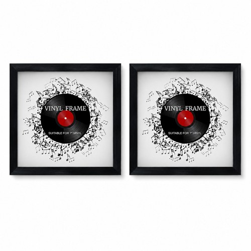 Set vinyl record frames - set,
