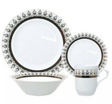 16PC Dinner Set White