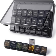 Weekly Monthly Pill Box 28