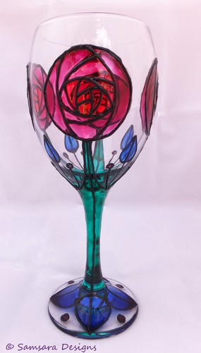 Art nouveau mackintosh rose - art,