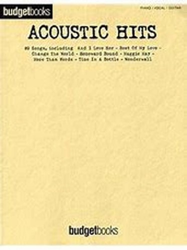 Budget books acoustic hits for - books,