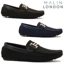 MENS FAUX LEATHER SLIP ON