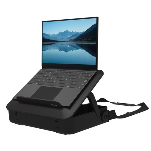 Laptop carry case with built - with,