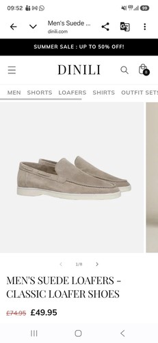Men suede loafers - suede, light