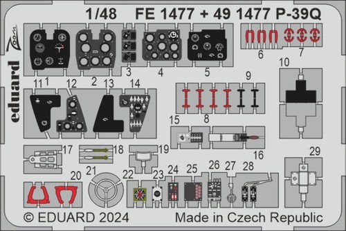 Eduard fe1477 bell p 39q - fe1477,