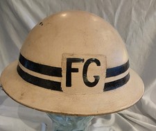 WW2 Fire Guard Bakelite Helmet