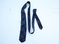 Vintage 1960s Blue Geometric