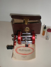 Vintage Abu Ambassadeur 6000 4 Screw, oil & spares bottles. Near Mint cond.