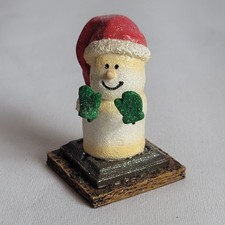 Vintage Smore Snowman Warming