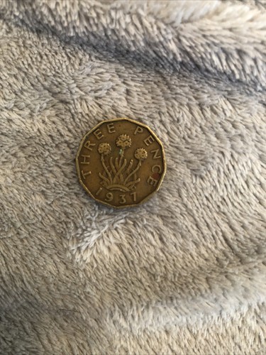 1937 three pence - three,