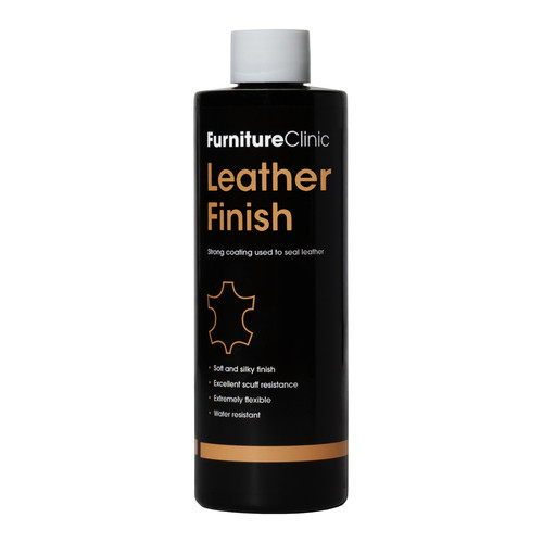 Clear leather finish - clear,