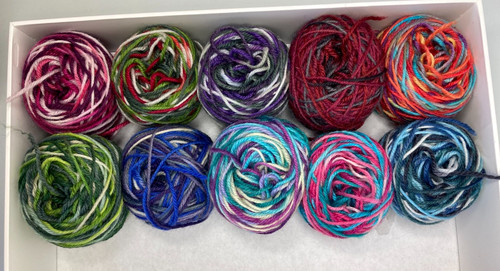 10x 10g multi coloured - 10g, multi-coloured