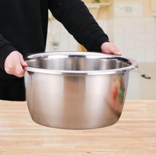 Stainless steel basin - basin, large