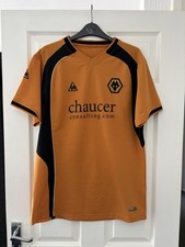 WOLVERHAMPTON WANDERERS 2008-09 Wolves Football Shirt Le Coq Sportif Medium M