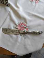 Large Antique Silver Plated