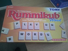TOMY RUMMIKUB WORD  TILE GAME