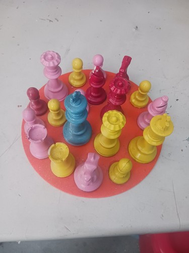 Unique handmade chess display - handmade,