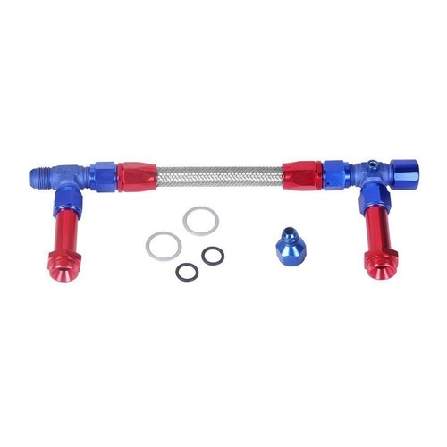 Holley stainless steel braided - steel,