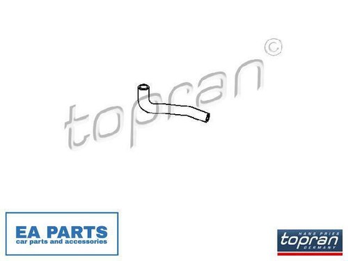 Radiator hose for - for, vw