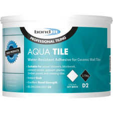 Bond It Aqua Tile D2 Waterproof Ready Mixed Wall Tile Adhesive 3.75Kg / 7.5Kg 