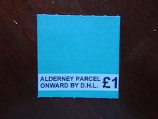 Alderney Parcel Delivery Service 1995 'Onward by D.H.L. stamp- rouletted