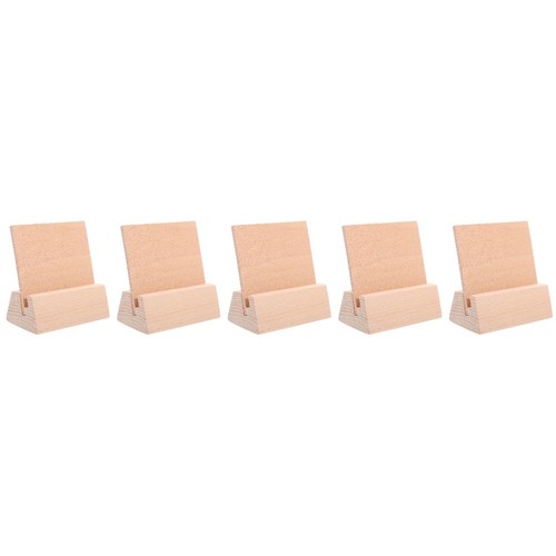 5pcs wooden card - wooden,
