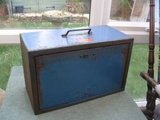 Vintage ENOX Engineers Metal Toolbox, 4 Drawer.