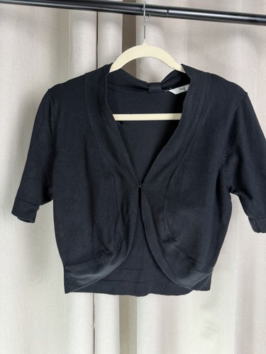 Bhs womens black wool blend - bhs,