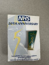 NHS 50th Anniversary Badge Pin