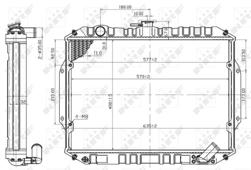 Radiator engine cooling - radiator,,