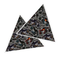 2x Triangle Shape Vinyl