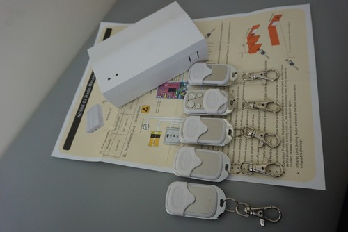 Remote control unit for roller