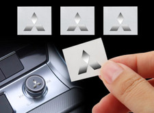4 X Small Silver Mitsubishi
