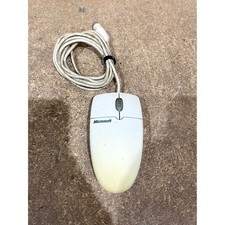Microsoft X05-51692 Trackball Mouse Beige Wired 2-Button Scroll Wheel Ergonomic