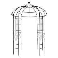 207x207x270cm Black Wrought
