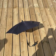 Quinny Pushchair Parasol Sun Umbrella Black +clip/ fits Quinny Buzz, Xtra, Moodd