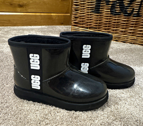 Ugg raana kids black rubber - ugg,