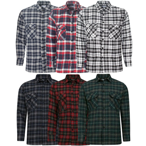 Mens flannel check shirts - mens,
