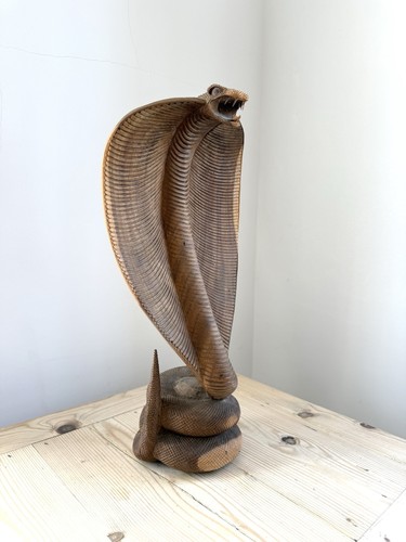 Large hand carved soar wood - hand-carved,