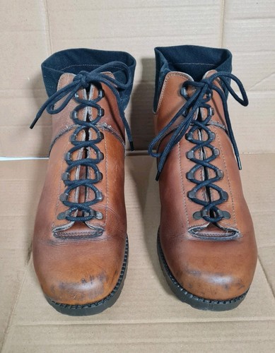 Vintage brown leather mens - brown,