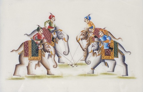 Stunning pair indian mughal - of,