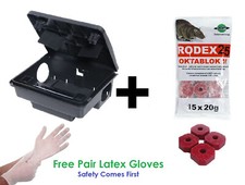 RAT & MOUSE BAIT STATION STRONG BAIT BLOCKS BAIT STATION SINGLE FEED 
