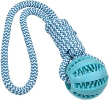 DOG BALL ON A ROPE CHEW TOYS