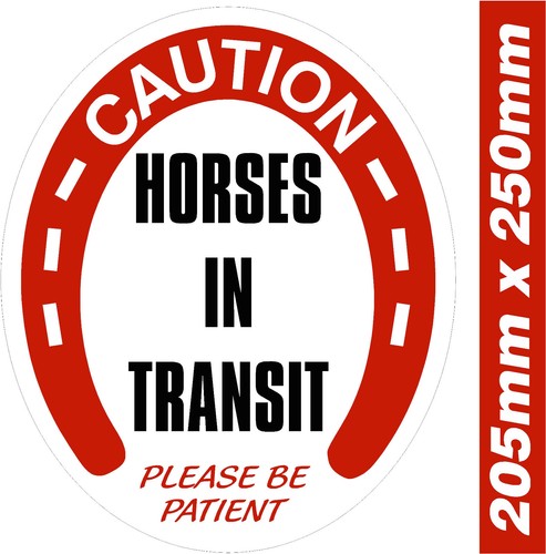 Caution horses transit - horses,