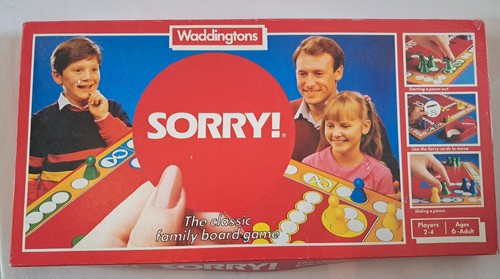 Waddingtons sorry board game - board,