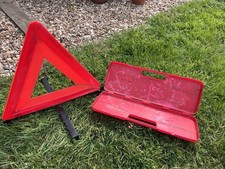 Ex Military Issue Land Rover Warning Triangle -used