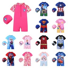 Kids Girls One Piece Surf Sun