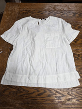 Me+Em white cheesecloth short