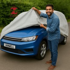 Car Cover for Minivan Waterproof  Breathable Heavy Duty UV All-season Hanwell
